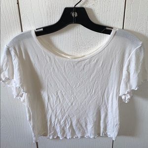 White crop top!